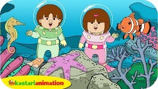 Kutahu Dunia Air ikan bintang laut kuda laut  Kastari Animation Official [upl. by Gallenz]