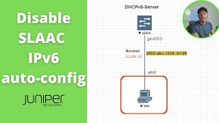 How to disable SLAAC ipv6 auto configuration on Juniper [upl. by Einnim525]