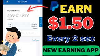 Earn 150 Every 2 Seconds 🔥 Best New PayPal Earning App Make Money Online [upl. by Reamonn760]