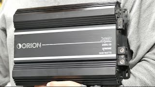 Orion XTR 25001D Amp Dyno Test  Real RMS Power at 126 volts [upl. by Josiah704]