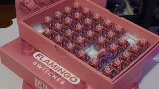 EPOMAKER Flamingo Switches  THEY SOUND AWESOME shorts mechanicalkeyboard [upl. by Marybelle]