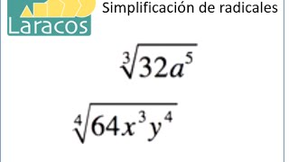 Simplificación de radicales 2 [upl. by Nodnorb]