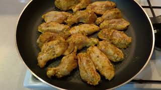 tavada hardallı baharatlı tavuk kanat chickenwings lezzet tastepratik yemek tarifleri [upl. by Gneh]