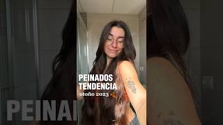 Peinados tendencia 🍂 hairstyle hairtutorial trenzas otoño tendencias [upl. by Eceirehs258]