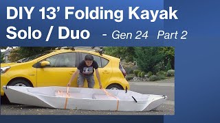 Pt 2 DIY 13 Folding Kayak  Gen 24 [upl. by Riordan380]