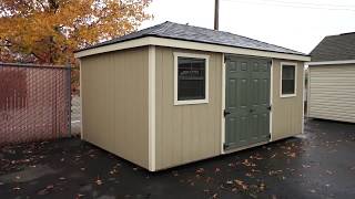 10x16 Hip Roof Shed at Backyard Unlimited [upl. by Keiko342]