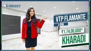 Vtp Flamante Kharadi  3 BHK Sample Flat  Vtp Kharadi Project [upl. by Nawotna]