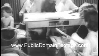 East Berlin Refugees Flee to West Berlin Newsreel PublicDomainFootagecom [upl. by Bullough773]