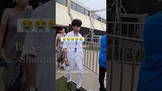 Shantanu Naidu Looks HEARTBROKEN At Ratan Tatas Antim Darshan  shorts ratantata ytshorts [upl. by Adnilg]