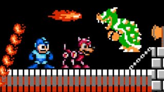 Super Mario Bros 1985 Walkthrough World 4 NES Nostalgia Mega Man [upl. by Ailad]