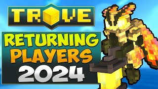 TROVE GUIDE FOR RETURNING PLAYERS 2024 Crystal 5 Gear Cosmic Dragon Skill Tree Taxes amp More [upl. by Neural]