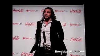 Jason Momoa Interview Game of Thrones Conan the Barbarian [upl. by Jorie]