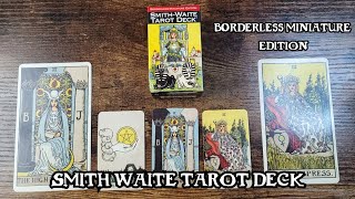 Smith Waite Tarot Deck  Borderless Miniature Edition [upl. by Artinahs]