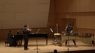 Danse macabre  for Violin Piano and Mallet Percussion Marimba Vibraphone [upl. by Siuqram536]