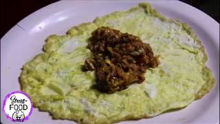 street food  omelette roll easy recipes for dinner [upl. by Laitselec]