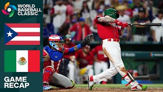 Puerto Rico vs Mexico Game Highlights  2023 World Baseball Classic [upl. by Messab771]