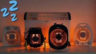 Five heater fan sounds for fast and deep sleep  Dark Screen [upl. by Essam78]