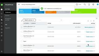 How to create and send a customer statement on QuickBooks Online [upl. by Swetiana49]