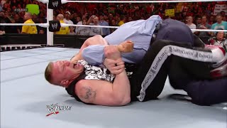 Brock Lesnar Kimura Lock On Triple H [upl. by Annohsat]