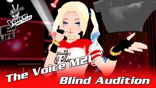 The Voice 2017 Blind Audition  Harley Quinn  Chandelier [upl. by Nannoc]