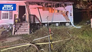 Horry County blaze damages home [upl. by Roxanna]