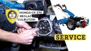 Reglaj culbutori motor HONDA GX 270 GX 340 si GX 390 [upl. by Luhey784]