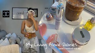 My Living Alone Diaries  Chill weekend at home unboxing haul cleaning my fave pasta recipe [upl. by Kcirevam984]