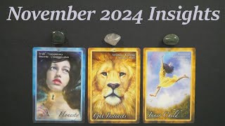 November 2024 Insights Pick a card tarot reading [upl. by Luwana]