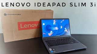 Lenovo IdeaPad Slim 3i Chromebook Plus Model 14 inch Gen 8 2023 First Impressions [upl. by Anilev945]