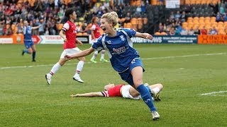 Arsenal Ladies 02 Birmingham City Ladies  UWCL Highlights [upl. by Jakoba]