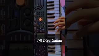 Dil Diya Gallan Song By Piano Cover 🎹 pianototurial pianobajao [upl. by Halullat840]