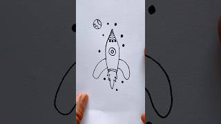 Rocket 🚀 kids drawing youtubeshorts shorts viralshorts trendingshorts popular popularshorts [upl. by Hasin212]