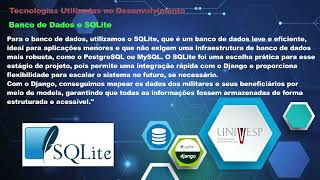 Projeto Integrador 2 Univesp DRP14 PJI240 Sala 004 Grupo 008 [upl. by Leiahtan]