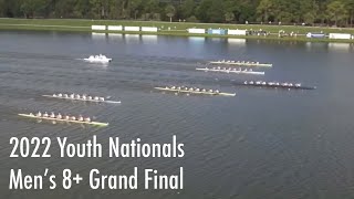 2022 USRowing Youth Nationals Men’s Youth 8 Grand Final [upl. by Strohl594]