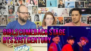 BTS  21st Century Girl Comeback Stage  REACTION [upl. by Ahseyd]