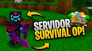 🔔 El mejor servidor SURVIVAL OP para Minecraft PE 120  Items custom amp más ✅ [upl. by Lexa129]