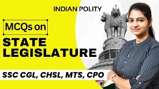 MCQs State Legislature  Indian Constitution  Indian Polity ParchamClasses​ [upl. by Brander]