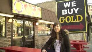 Chocolate Shake at The Wieners Circle [upl. by Naerb]