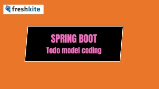 7 Todo model coding [upl. by Llerrud]