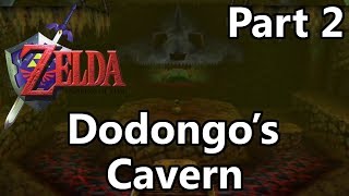 Legend of Zelda Ocarina of Time Walkthrough  Dodongos Cavern Part 2 Commentary [upl. by Arabele837]