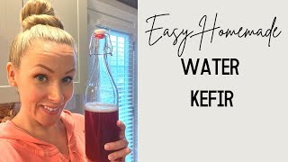 Gut Healthy Water Kefir  Easy Probiotic Drinks  How to Feed amp Use Water Kefir Grains [upl. by Sloan682]