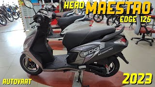 2023 Hero MAESTRO EDGE 125 New Model Review  Mileage  On Road Price  Specifications  Bluetooth [upl. by Anirbes]