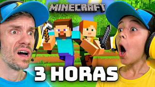 3 HORAS DE MINECRAFT COM BRANCOALA E MARCOS  Brancoala Games [upl. by Lynnell]