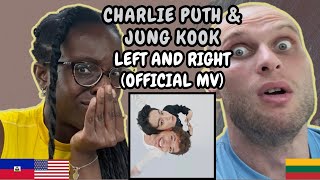 Charlie Puth Jung Kook 정국  Left And Right Reaction Official Video  FIRST TIME HEARING [upl. by Nivla611]