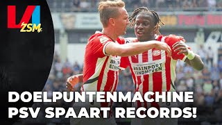 🤯 PSV gaat voor langste doelpuntenreeks OOIT in Eredivisie  VI ZSM  Scorebordjournalistiek [upl. by Rehteh]