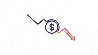 Money finance and payments Set outline web icon Motion graphics [upl. by Severen832]