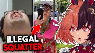 He Made This ILLEGAL SQUATTER MISERABLE  Asian Andy Squatter Reaction Part 1 [upl. by Columbine]