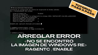 Cómo ARREGLAR ERROR quotREAGENTC ENABLEquot en el ERROR 0x80070643 al ACTUALIZAR WINDOWS 10 KB5034441 [upl. by Glanville]