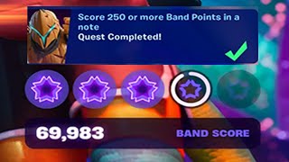 How to EASILY Score 250 or more Band Points in a note in Fortnite Fortnitemare Quest [upl. by Jonathon]