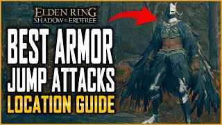 Elden Ring DLC Best Armor Jump Attacks  Gravebird’s Blackquill Armor Location Guide [upl. by Entroc]